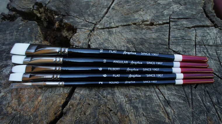 Пензли для акрилових фарб Angelus paint brush 1 шт.